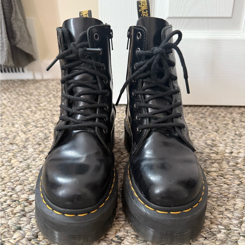 Dr. Martens Black Platform Jadon Boots